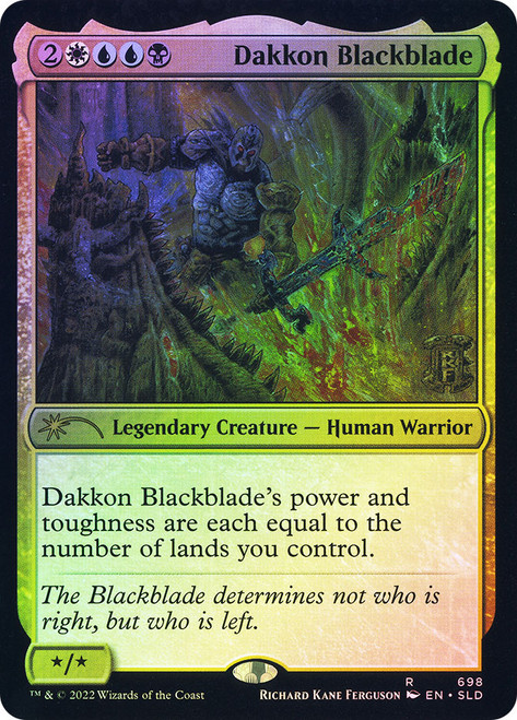 Dakkon Blackblade FOIL (secret lair)