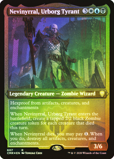 Nevinyrral, Urborg Tyrant FOIL etched