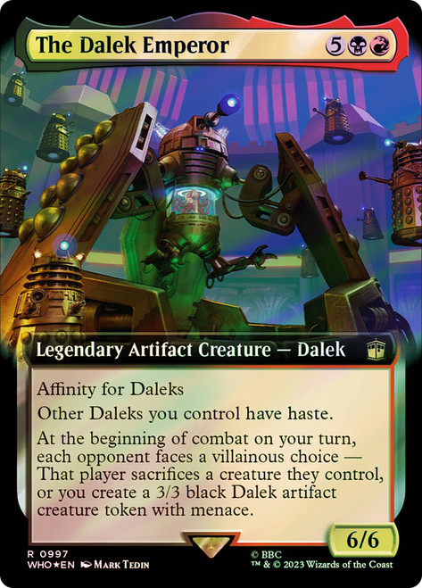 The Dalek Emperor (extended) FOIL surge