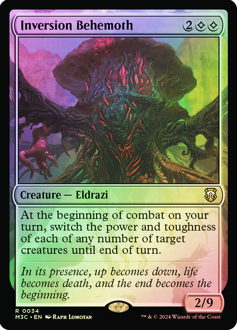 Inversion Behemoth FOIL ripple