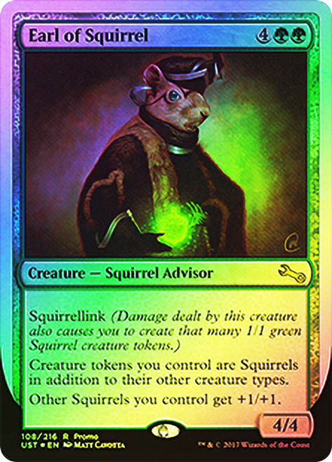 Earl of Squirrel FOIL promo