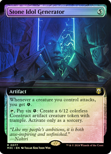Stone Idol Generator (extended) FOIL ripple
