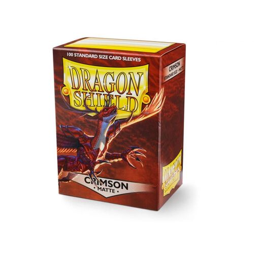 DRAGON SHIELD: CRIMSON MATTE - ПРОТЕКТОРИ (100 ШТ)