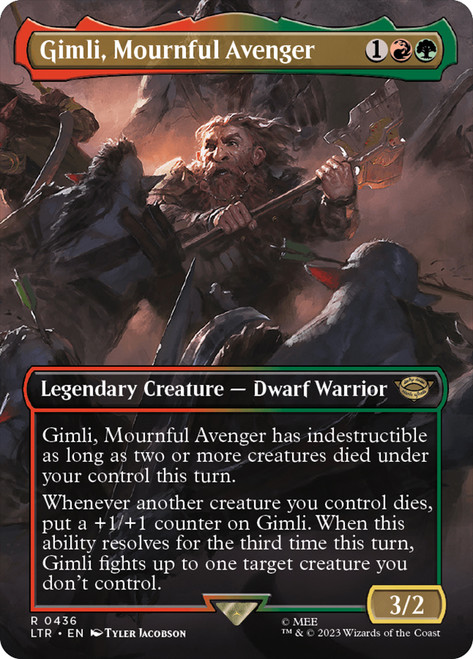 Gimli, Mournful Avenger (JA) (borderless)