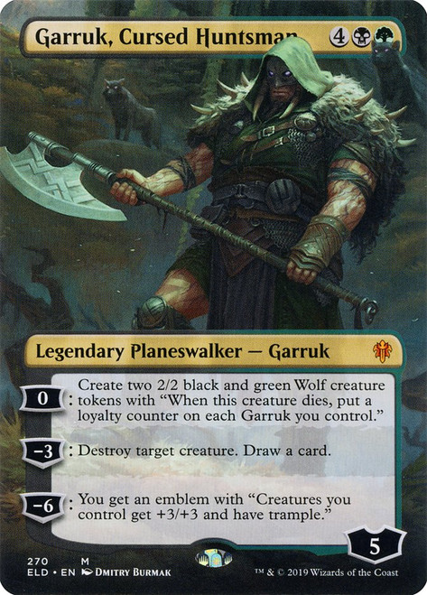 Garruk, Cursed Huntsman (ru) borderless