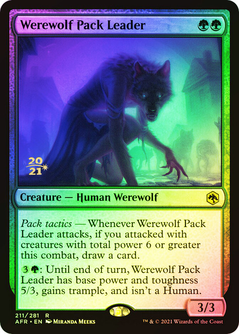 Werewolf Pack Leader (ru) FOIL prerelease