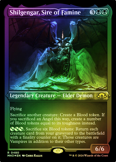 Shilgengar, Sire of Famine (FR) FOIL etched