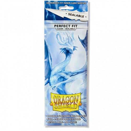 Dragon Shield Perfect Fit Sealable Clear - Standard Sleeves 100