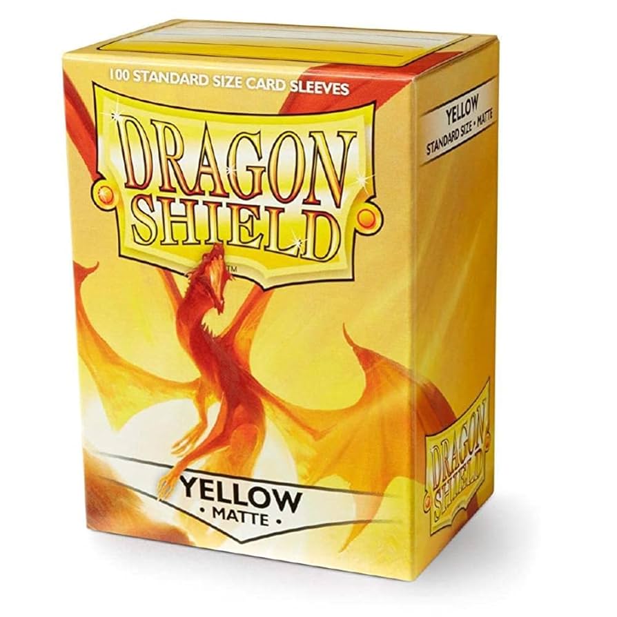 DRAGON SHIELD - YELLOW MATTE (100 ШТ)