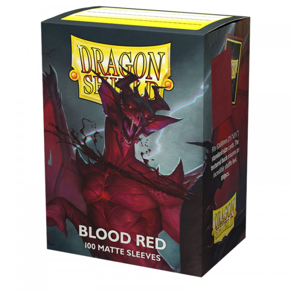 DRAGON SHIELD - BLOOD RED MATTE (100 ШТ)