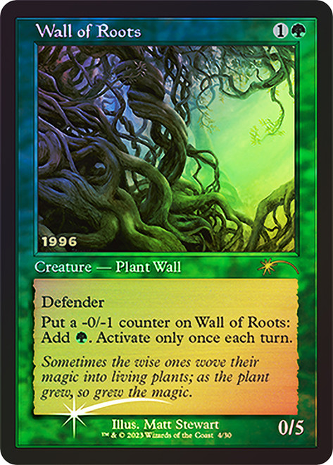 Wall of Roots FOIL promo