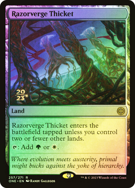 Razorverge Thicket FOIL prerelease