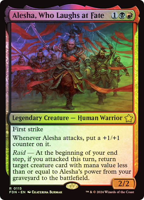 Alesha, Who Laughs at Fate FOIL pr-p