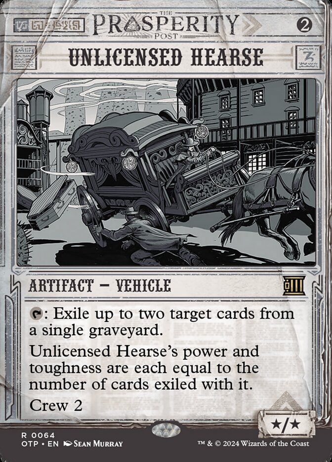 Unlicensed Hearse (ES) FOIL showcase